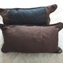 Brown & Black Beaded Cushions x 2 Image 2