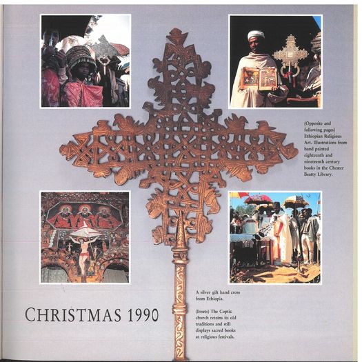 1989/90 Ireland The Irish Stamp Year Book with 48 images of contents