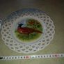 Set of 2 lattice pheasant wall plate. Image 2