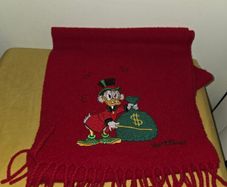 Vintage Disney Scrooge McDuck Scarf