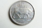 Irish silver shilling