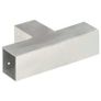 Post Connectors 4 pcs T Shape Galvanised Metal 71x71 mm Image 5