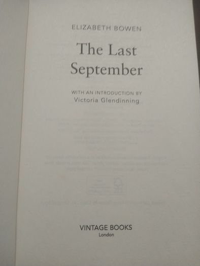 Elizabeth Bowen - The Last September