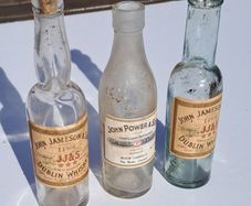 Vintage Irish Whiskey Baby Bottles