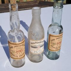 Vintage Irish Whiskey Baby Bottles