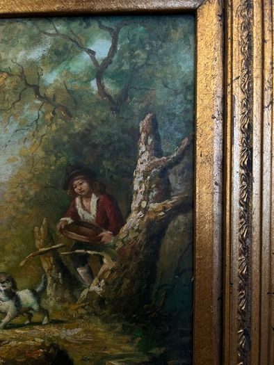 Superb Antique Oil on Canvas