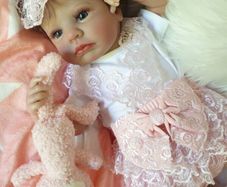Reborns By Laura.  Baby Ashley.   Beautiful 20inch Newborn Reborn Doll.  Welcome To View
