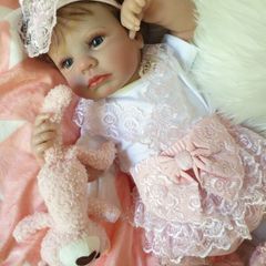 Reborns By Laura.  Baby Ashley.   Beautiful 20inch Newborn Reborn Doll.  Welcome To View