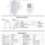 Shackcom Door Window Alarm with Remote Control, 130DB Magnetic Burglar Alert Sensor with Battery, 3 Alarm Sounds/Wireless/Low Power Warning Anti-thief Loud Alarms for Your Home Security System Image 3