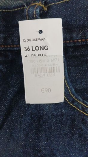 Levi's 501 Original Fit 36/34