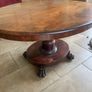 Antique oval dining or display table Image 2