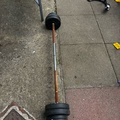 weight bar and weights