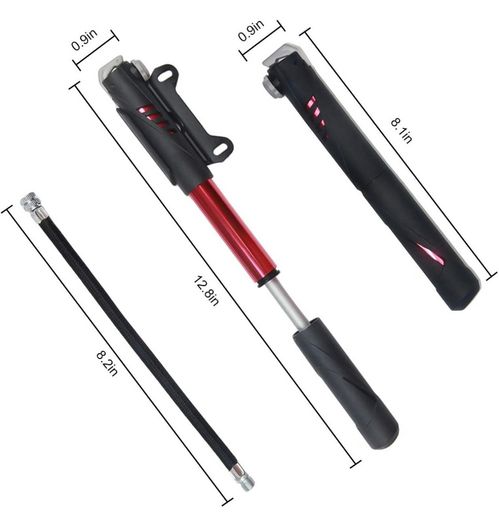 Bike Repair Kit, Bike Tire Repair Tool Kit Contains 16-in-1 Tool, 120Psi Mini Bicycle Pump, Bicycle Tire Patch Kit