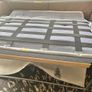 REDUCED DFS ORKA SET: sofa bed / swivel chair / half moon footstool Image 4