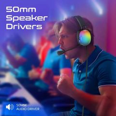 Rich Elegant Channel Back Light Gaming Headphones