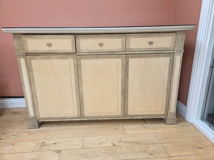 Marble sideboard and coffee table