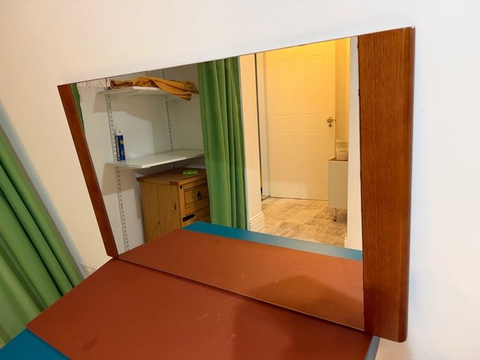 wooden mirror