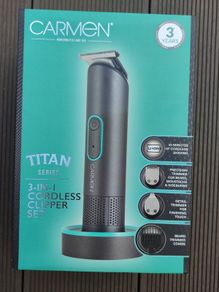 Carmen Titan Cordless Hair Clipper Set