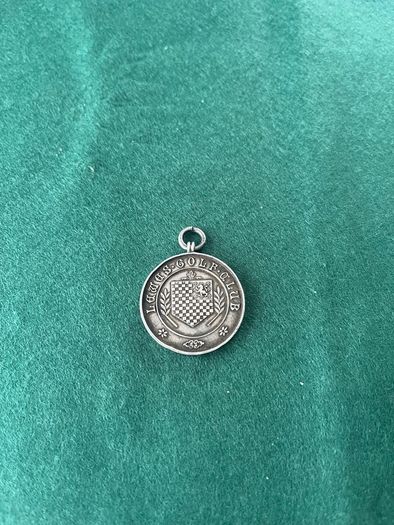 Antique 1903 Silver Golf Club Medal