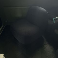 Soft Cosy Boucle Black Otis Swivel Accent Chair from Next