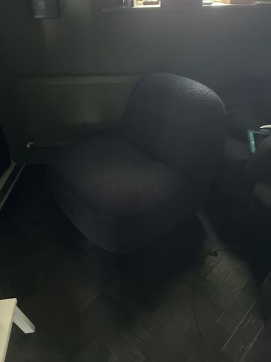 Soft Cosy Boucle Black Otis Swivel Accent Chair from Next