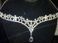 main image for ad Bride's Designer Crystal Head piece
