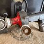 Ww2 artillery sight flak 88 and traversing crank for the German flak Image 3