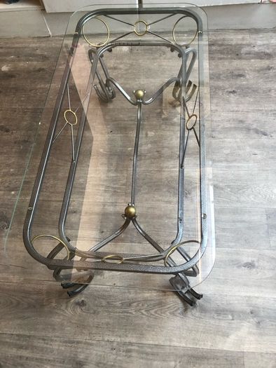 Iron coffee and side tables