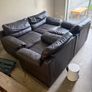 Brown Leather Couches Image 4