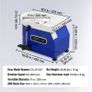 Pottery Wheel 11 in Clay Wheel Forming Machine, 60-300 RPM Adjustable Speed with Handle and Pedal Control, ABS Detachable Basin, Accessory Kit for Adults and Beginners 450W Image 7