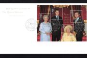 2000 Great Britain HM Queen Elizabeth The Queen Mother 100th Birthday Commemorative Stamps Miniature Sheet Royal Mail Addressed First Day Cover (FDC) with St James Park SW1 cancel.