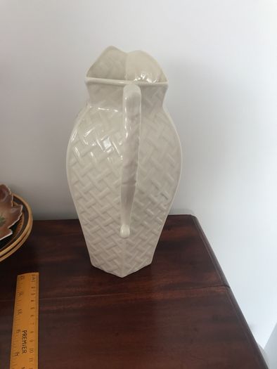 Belleek Country Trellis Pitcher Millennium 2000