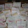 vintage collection of bank checks , receipts, paper collectibles Image 10