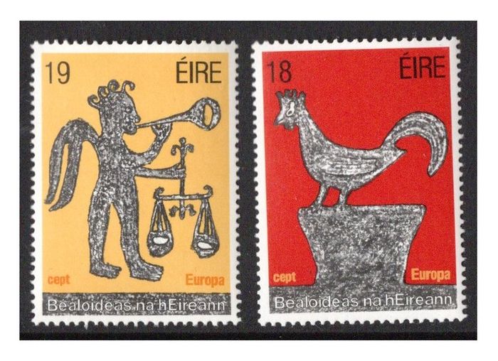 1981 Ireland Europa Folklore Commemorative Stamps Mint Never Hinged (MNH)