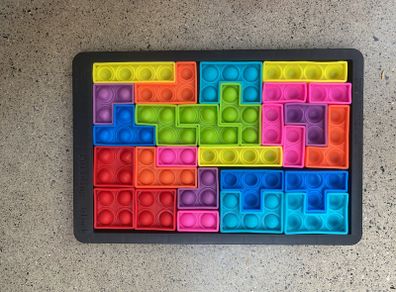 Bag of fidgets and pop-its