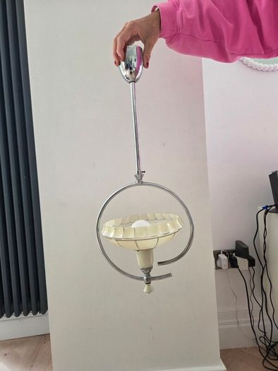 Art deco ceiling light