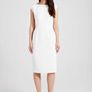 Mint Velvet Ivory wrap penicil dress size 8 Image 2