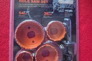 Brand New 5 Piece Hole Saw Set