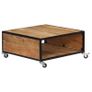 Coffee Table 70x70x32 cm Solid Acacia Wood Image 9