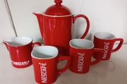 Nescafe Vintage Coffee Pot Mugs and Jug