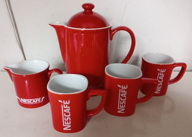 Nescafe Vintage Coffee Pot Mugs and Jug