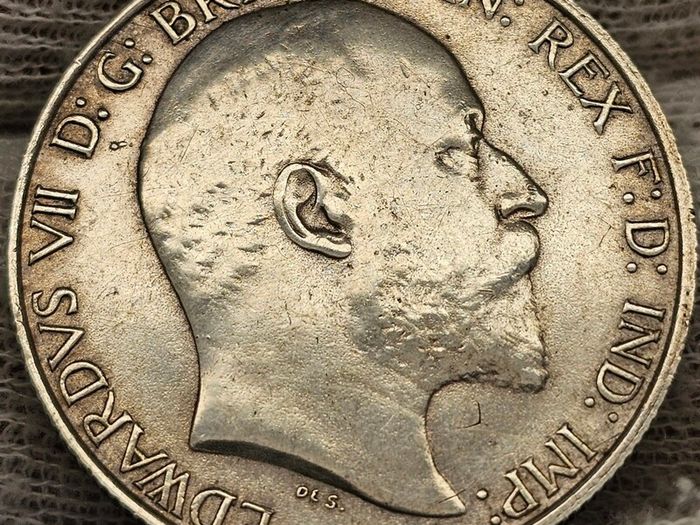 Great Britain 1902 Silver Florin 2 Shillings Great Condition