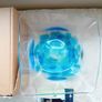 Jerpoint Glass Large Square Seablue Colour Bowl Image 2