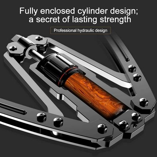 FREE EXPRESS SHIPPING Double Spring Power Twister Exercise Bar Adjustable Resistance For Upper Body Arm Strength Weight Training At Home Fitness Adjustable Resistance For Arm