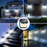 Vanranger Solar Security Lights Outdoor Garden - 248 LED Motion Sensor Flood Light 3 Modes Outside Solar Wall Lights 270 Wide Angle Lighting IP65 Waterproof for Fence Front Door Yard Garage 6 Pack Image 6