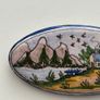 Vintage Ceramic Brooch 1970s Image 2
