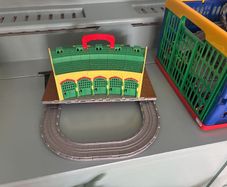 large train set