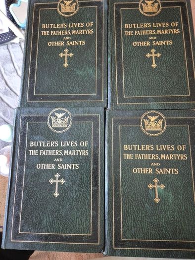 Unique Find. Butler's Lives of the Saints- complete 4 volume set 1928