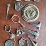 Metal Detecting Job Lot! Roman Fibulae, Tudor bits, Rings, Seals, Coin. UK Finds! Image 2