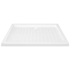 Shower Base Tray with Dots White 90x70x4 cm ABS